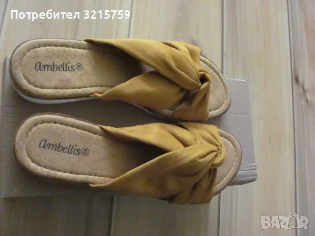Нови Дамски немски чехли Ambellis номер 42, снимка 8 - Чехли - 50326206