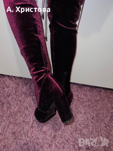 Ботуши над коляно - чизми, снимка 3 - Дамски ботуши - 41381776