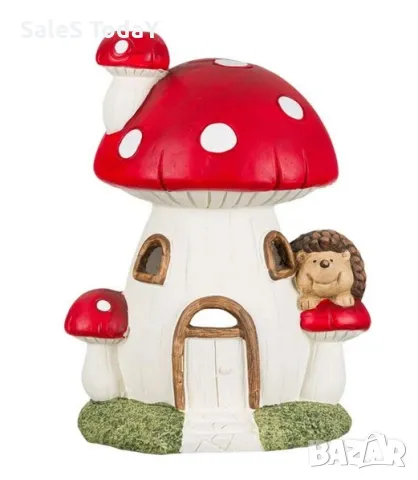 Керамичен фигура за градина, тераса, балкон, Гъбка, 36см , снимка 1