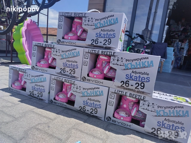 BYOX Детски кънки XS Little Beetle 26-29 Pinky Girl, снимка 8 - Ролери, кънки - 53564798