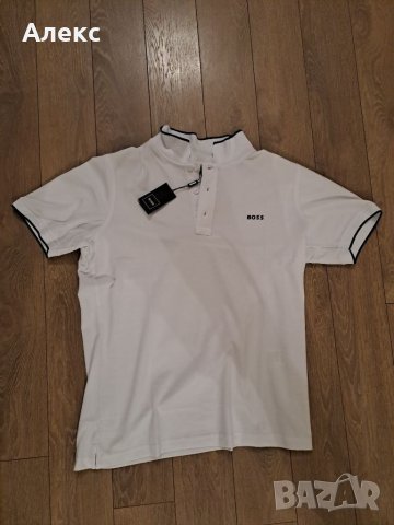 Тениска Hugo Boss с яка, снимка 1 - Тениски - 40062951