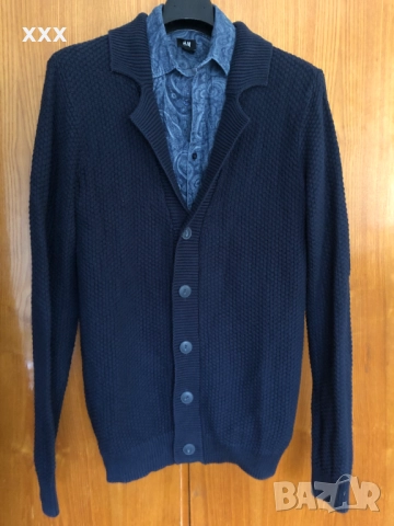 Jean Pascal мъжка жилетка с подарък риза H&M