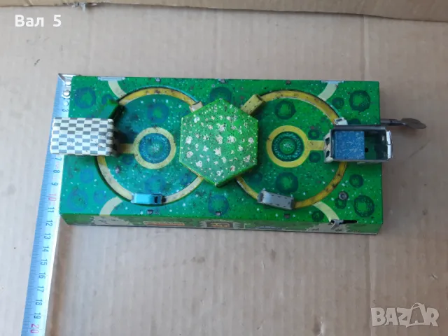 Стара ламаринена механична играчка , колички СССР  . Работи, снимка 2 - Антикварни и старинни предмети - 50122694