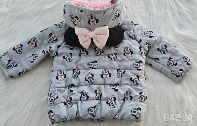 Детско яке Мини Маус размер 12 месеца , снимка 6 - Бебешки якета и елеци - 48420608