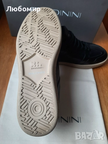 Мъжки кожени обувки Baldinini Sneakers in Black, снимка 5 - Ежедневни обувки - 52655350