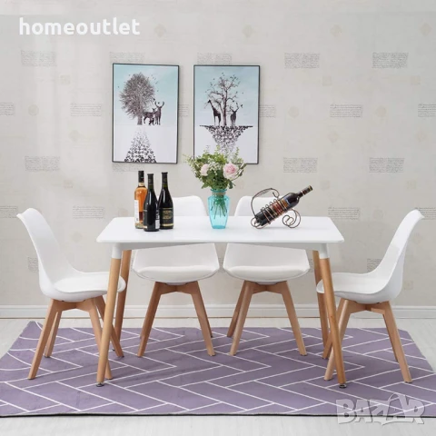 ПРЕОЦЕНЕНИ Трапезни столове D010-LEISURE MASTER LQ-YJX-4BAI, снимка 2 - Столове - 50617440