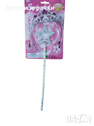 Комплект жезъл с корона за момиче , снимка 2 - Други - 49878930