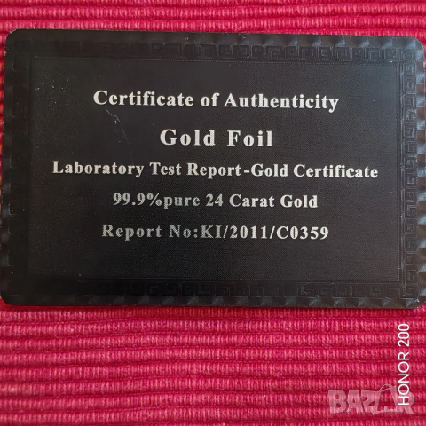 Карти за игра Пластик с 24 каратово златно покритие. , снимка 3 - Карти за игра - 53573936