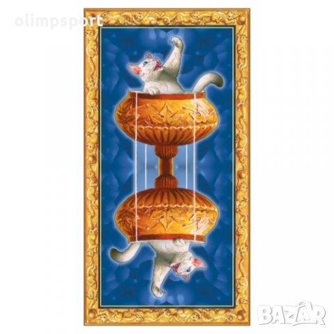 карти таро LOSCARABEO WHITE CATS нови  Тези карти Таро имат девет живота като котките, снимка 6 - Карти за игра - 35858499