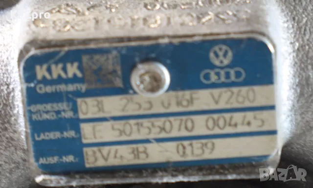 Турбо компресор голф 6 - VW Golf 6, снимка 4 - Части - 48330096