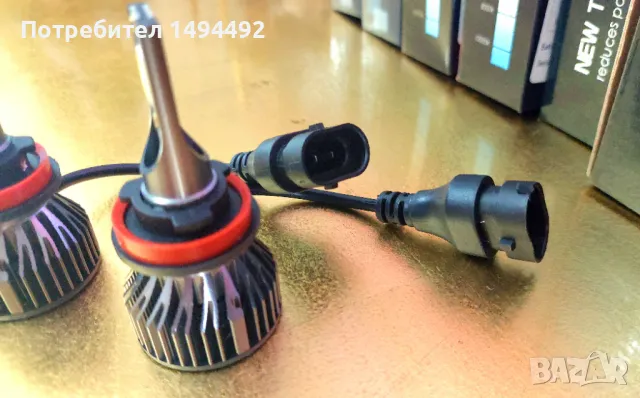 H8, H9, H11 Led автомобилни крушки, снимка 4 - Аксесоари и консумативи - 48688369