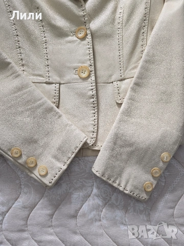 Яке естествена кожа размер S, снимка 2 - Якета - 53482447