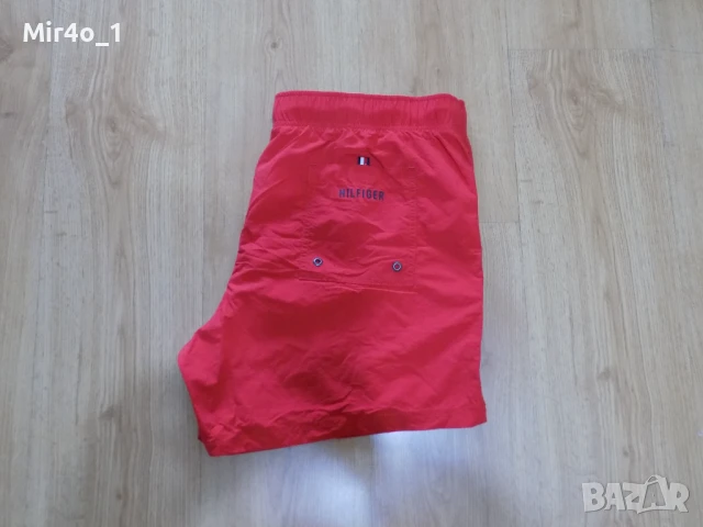 Къси панталони tommy hilfiger шорти гащета бански плажни екип оригинал мъжки XL, снимка 5 - Спортни дрехи, екипи - 51415498