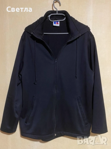 Суичър/Яке 1.RusseLL,водотоплоустойчиво,качулка-18лв и 2.Шубка от естествена,телешка кожа-набук,30лв, снимка 5 - Суичъри - 51532128