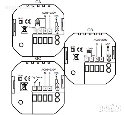 ПРОМО! WiFi Термостат BHT-002, снимка 10 - Друга електроника - 48247433