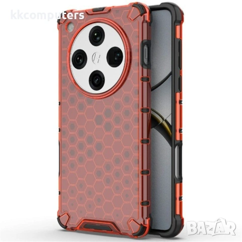 Oppo Find X8 Pro 5G Силиконов Калъф Honeycomb TPU и Протектор, снимка 2 - Калъфи, кейсове - 53022215