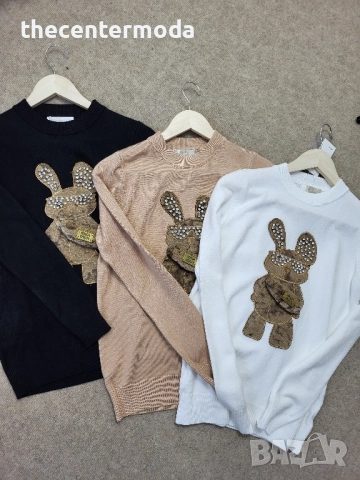 Дамски пуловер в три цвята 