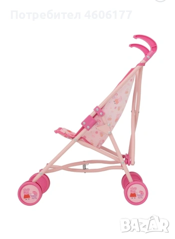 Peppa pig детска количка за кукли , снимка 2 - Кукли - 53522627