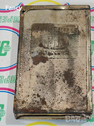 Стара метална табакера от Втората световна война , снимка 5 - Антикварни и старинни предмети - 53358438
