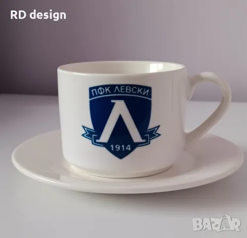 Чаша за кафе "Левски", снимка 2 - Фен артикули - 49152997