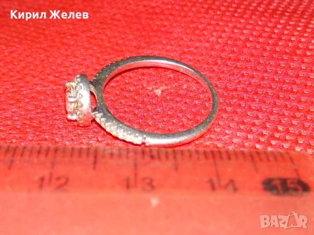 ПРЕКРАСЕН ФИН СКЪПОЦЕНЕН СРЕБЪРЕН ПРЪСТЕН МАРКОВО СРЕБРО SL 925 с ЮВЕЛИРНО ФАСЕТИРАНИ ЦИРКОНИ 41938, снимка 7 - Пръстени - 44610729