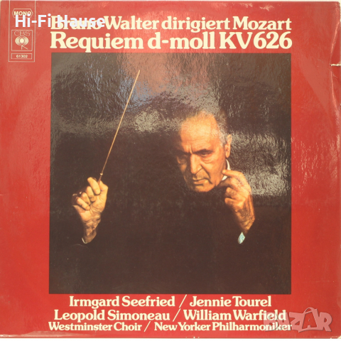 Bruno Walter dirigent Mozart, снимка 1