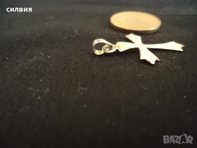 сребърен кръст, снимка 2 - Други - 41348542