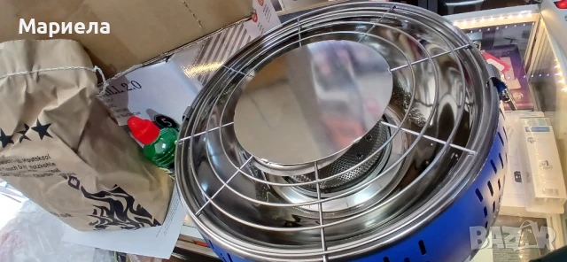 Бездимна скара на дървени въглища , Бездимно барбекю с активна вентилация, снимка 6 - Барбекюта - 50905726