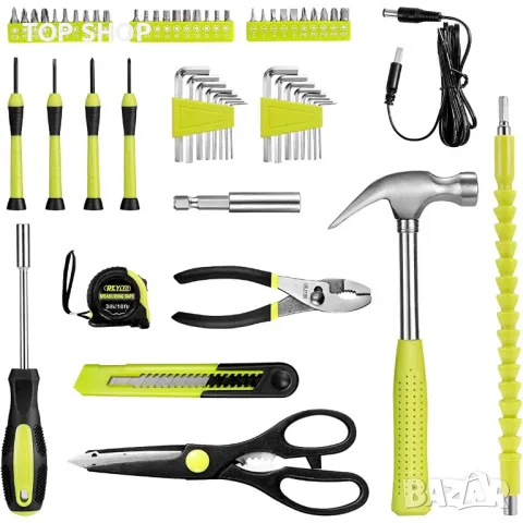 Комплект инструменти REYLEO с електрическа отвертка- 58 части, снимка 7 - Куфари с инструменти - 48476206