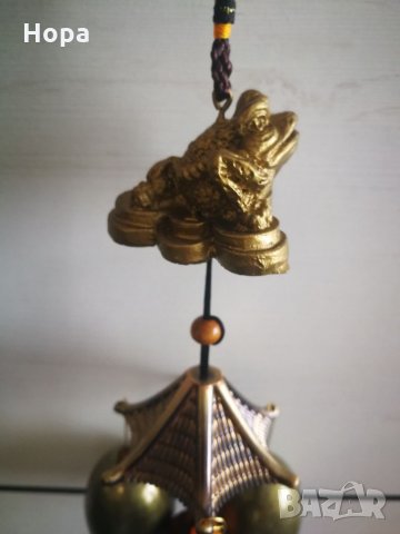 Вятърен звънец от метал Жаба , снимка 8 - Декорация за дома - 35948941