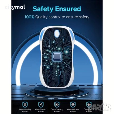 2 в 1 Power Bank и акумулаторна електрическа грейка за ръце с 3 настройки за топлина, снимка 3 - Друга електроника - 52311625