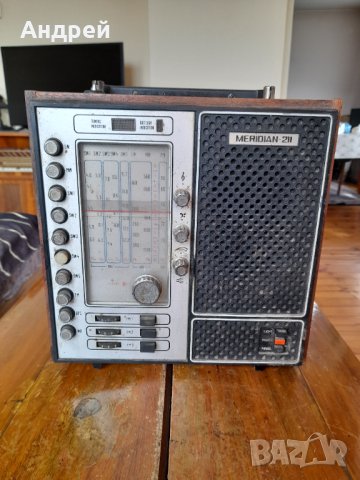 Старо радио,радиоприемник Meridian 211,Меридиан