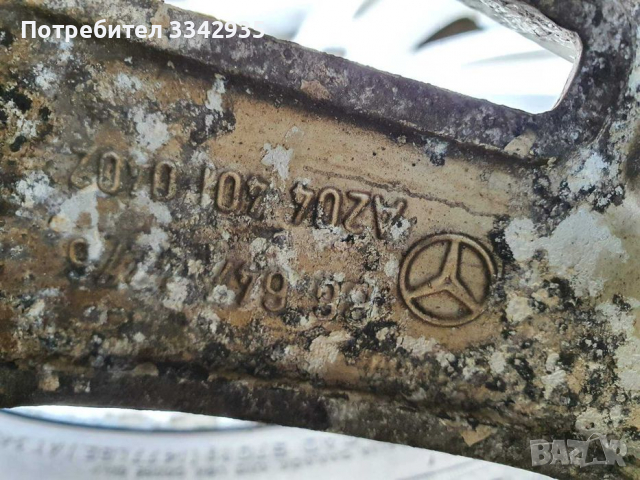 Джанти за vw  5x112  mercedes w204 17, снимка 2 - Гуми и джанти - 36223031