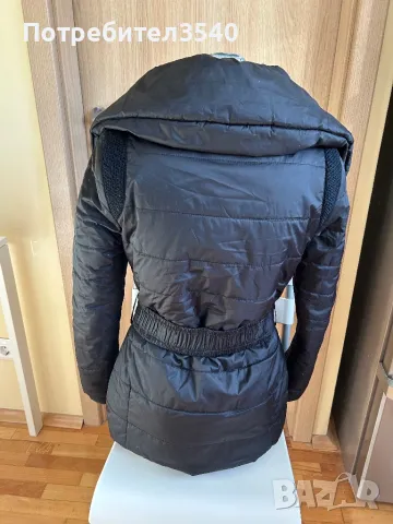 Топло черно зимно яке, снимка 9 - Якета - 47593220