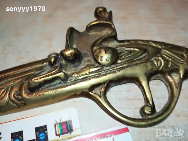 ПИЩОВ 30СМ РЕТРО-ОТЛИВКА ОТ АНГЛИЯ 2512222010, снимка 5 - Антикварни и старинни предмети - 39108002