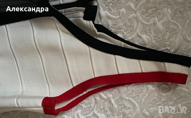 Ластична трицветна рокля, снимка 6 - Рокли - 35873380