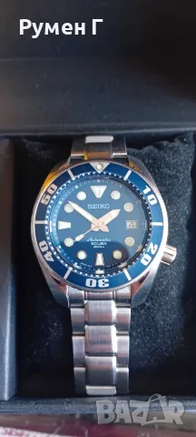 Seiko Prospex JDM Sumo "Blumo" SBDC033 (6R15) – Култов Дайвър, фул сет, бартер, снимка 5 - Мъжки - 56132422