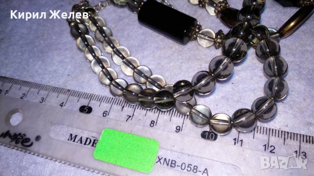 РАЗКОШНО СТИЛНО КРИСТАЛНО ВЕЧЕРНО КОЛИЕ ОГЪРЛИЦА ЧИСТ ПЛАНИНСКИ ШЛИФОВАН ЮВЕЛИРНО КРИСТАЛ 34530, снимка 9 - Колиета, медальони, синджири - 39082430