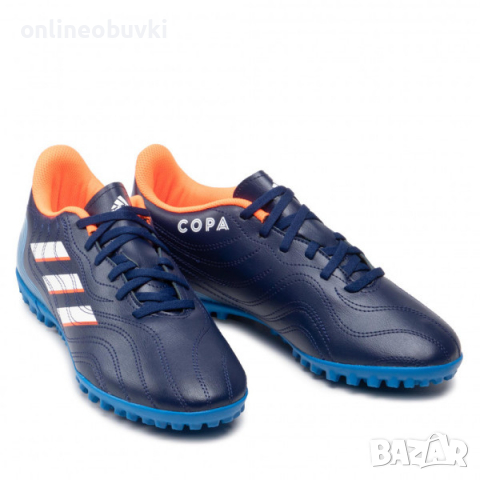 НАМАЛЕНИЕ!!!Мъжки спортни обувки за футбол стоножки Adidas Copa Sense 4 TF Тъмно сини, снимка 4 - Спортни обувки - 36211415