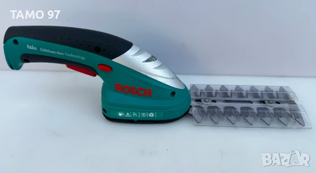 Bosch isio 3,6V - Акумулаторна ножица за трева и храсти, снимка 3 - Градинска техника - 51253521