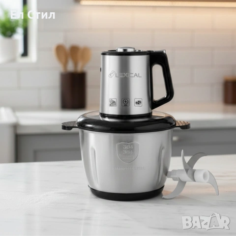 Lexical LCH-1960 електрически чопър – бързо и равномерно рязане за всяка кухня, снимка 2 - Чопъри и пасатори - 53575107
