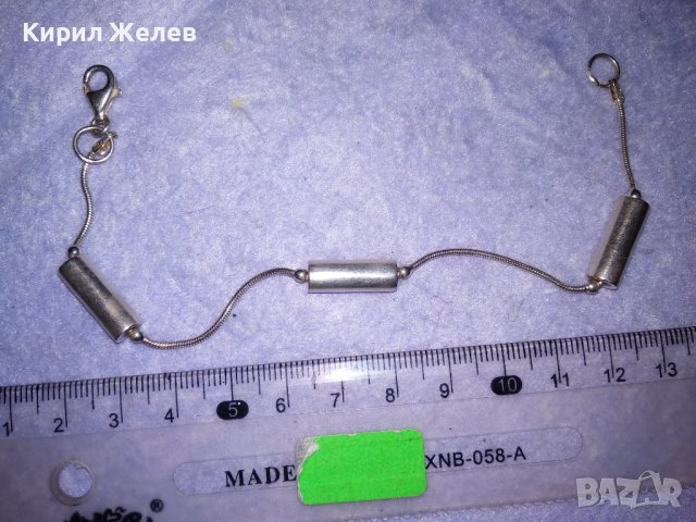 ДИЗАЙНЕРСКА СРЕБЪРНА АРТ ГРИВНА СРЕБРО 925 ИТАЛИЯ СТИЛЕН КРАСИВ МОДЕЛ ПОДХОДЯЩ и за ГЛЕЗЕН 35812, снимка 7 - Гривни - 39521776