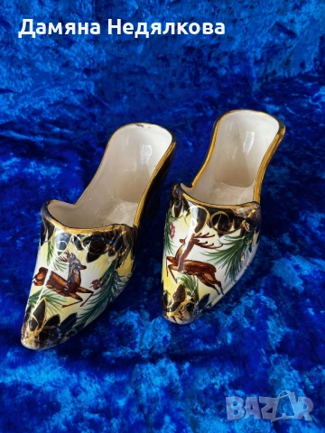 порцеланови обувки с ловни мотиви, снимка 3 - Декорация за дома - 51773679