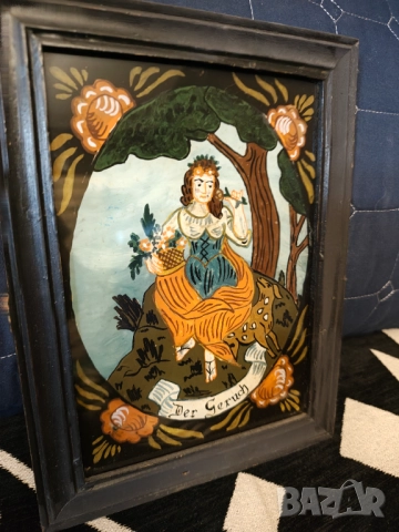 Картина найвизъм върху стъкло ., снимка 2 - Картини - 51738134