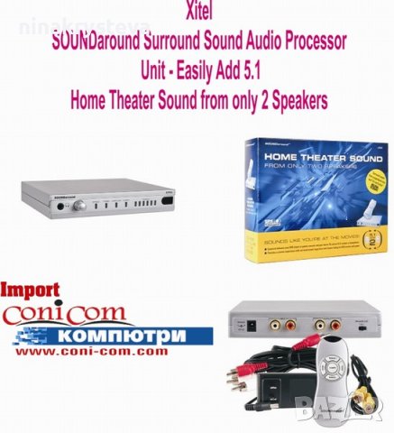 Звукова платка Xitel SOUND RTL-Box-SA-R3  за домашно кино с дистанционно, снимка 2 - Плейъри, домашно кино, прожектори - 44212204