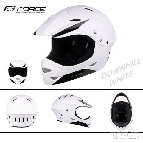 Кросова каска FORCE, Full Face, DOT- S/M - Вело, Мото, Скутер, Бъги, снимка 7 - Аксесоари за велосипеди - 49215439