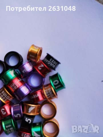 пръстени за птици и гълъби 8 м, снимка 8 - За птици - 40896856