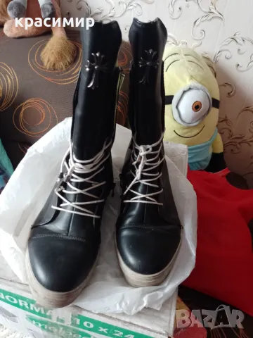 Дамски ботуши, снимка 4 - Дамски ботуши - 48686328