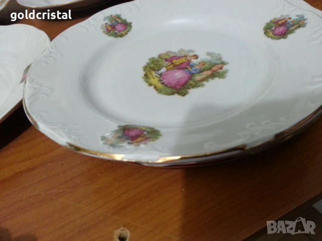 Стар български порцелан чинии , снимка 5 - Антикварни и старинни предмети - 39896821