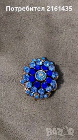 Прекрасна ретро брошка на Яблонекс Чехословакия от 60-те години на миналия век 